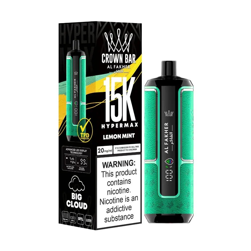 Crown Bar Vape Al Fakher 15K Hypermax - Image 3