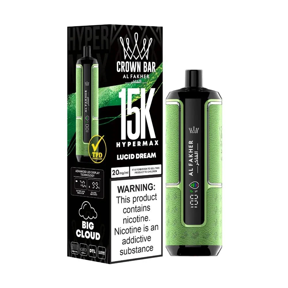 Crown Bar Vape Al Fakher 15K Hypermax - Image 4