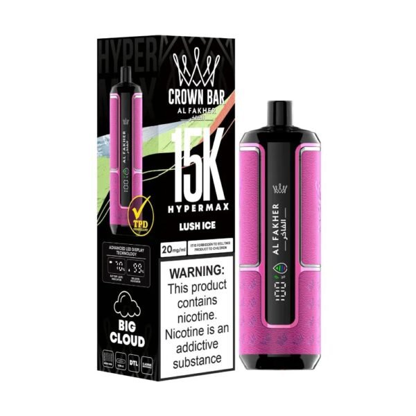 Crown Bar Vape Al Fakher 15K Hypermax - Image 5