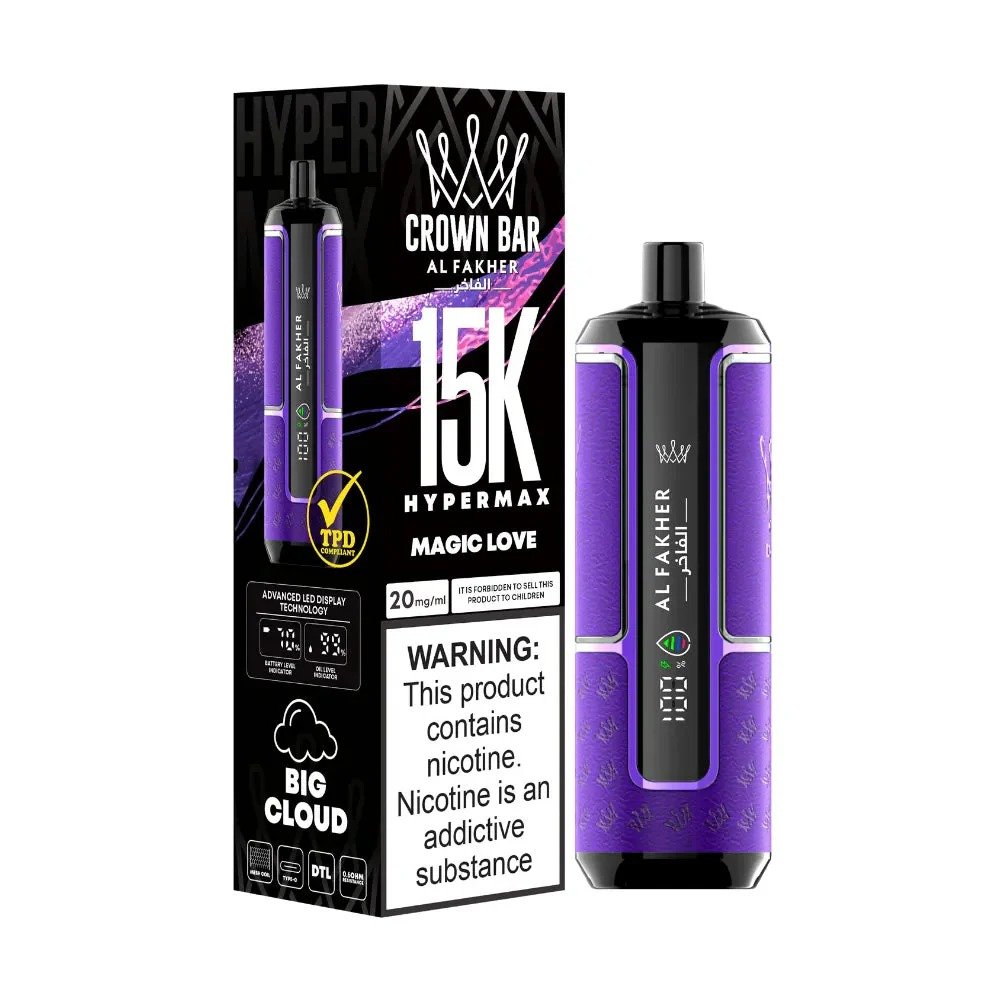 Crown Bar Vape Al Fakher 15K Hypermax - Image 6