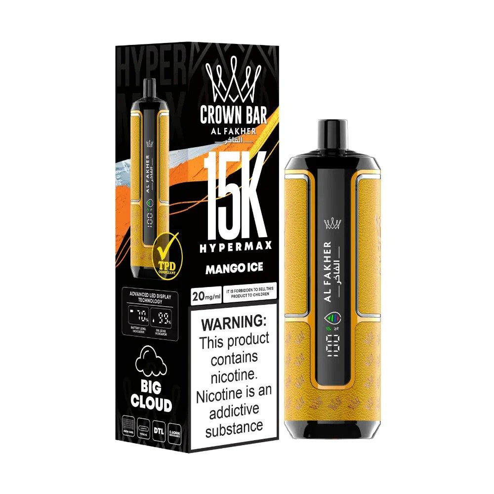 Crown Bar Vape Al Fakher 15K Hypermax - Image 7