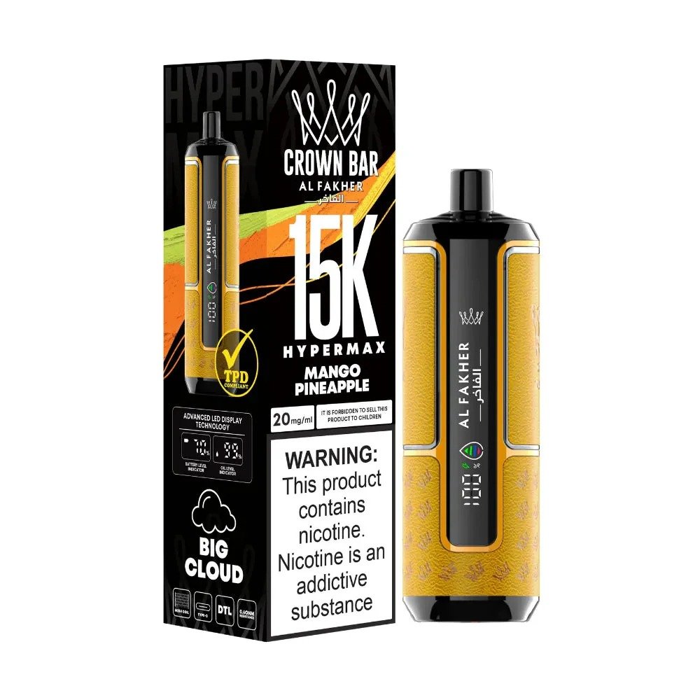 Crown Bar Vape Al Fakher 15K Hypermax - Image 8