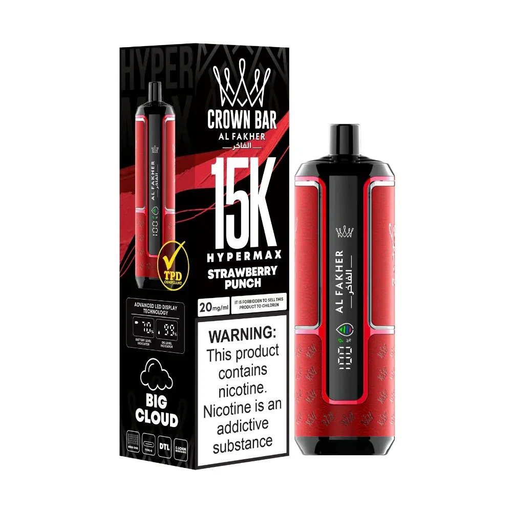Crown Bar Vape Al Fakher 15K Hypermax - Image 9